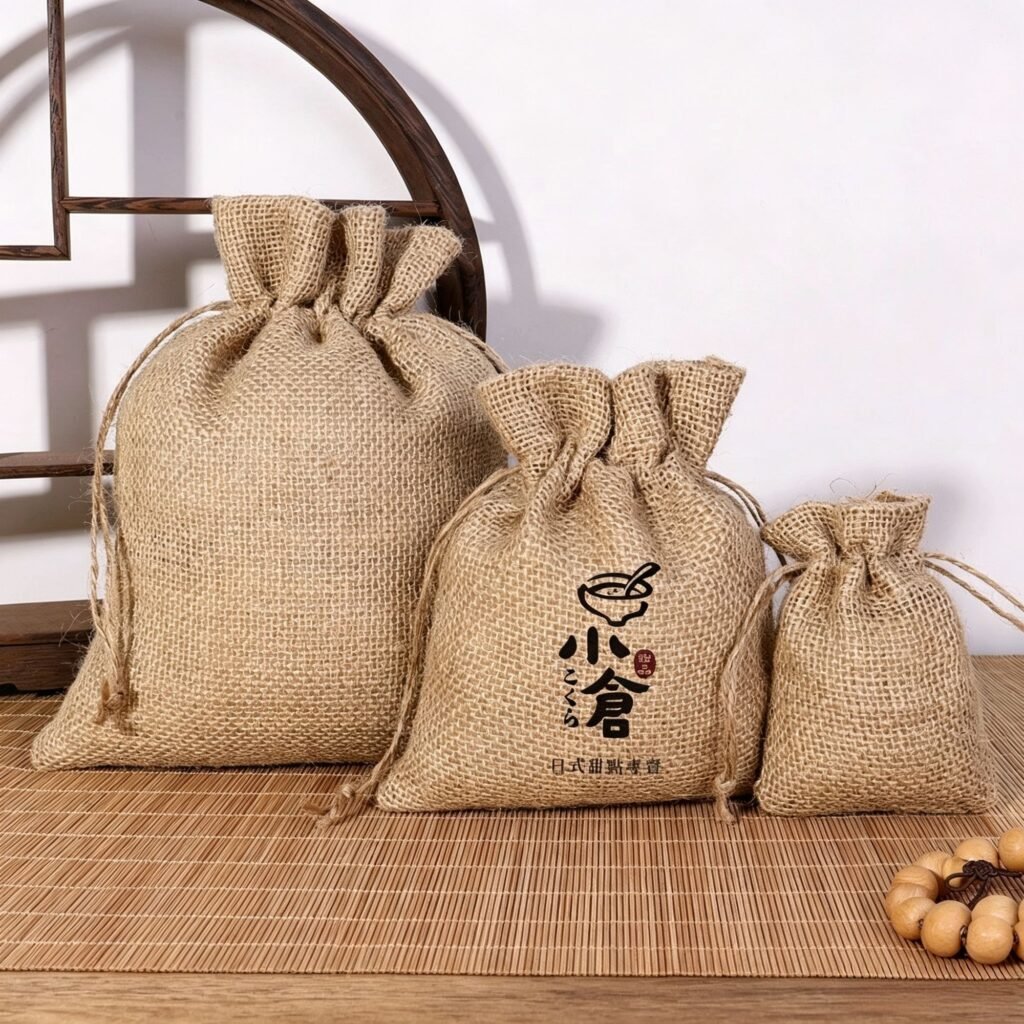 Jute Drawstring Pouches