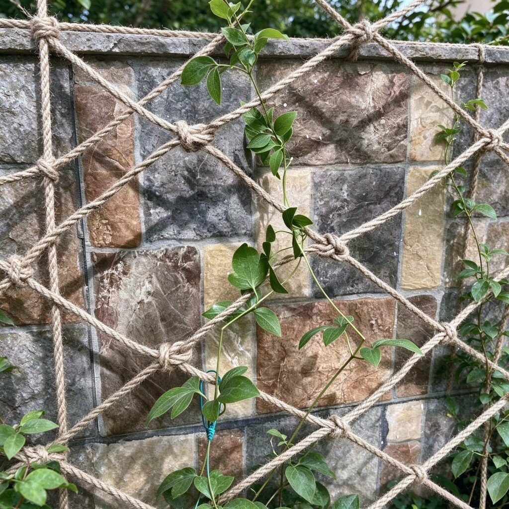 Jute Plant Trellis Netting