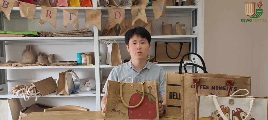 Jute Tote Bags video